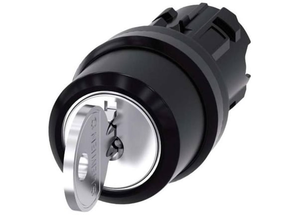 Siemens 3SU10004BL010AA0 3SU1000-4BL01-0AA0 nyckelkontakt 2 x 45° IP66, IP67, IP69/IP69K 1 st