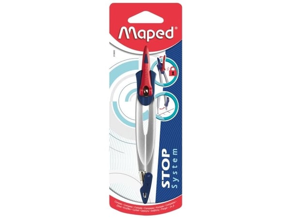 Maped 19600, Blå, Metallisk, Röd