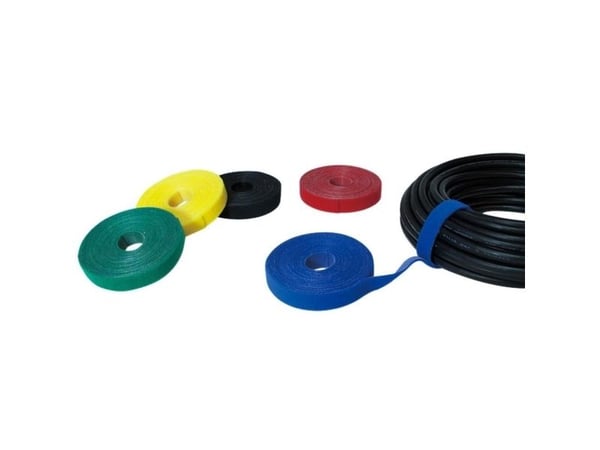 Techly ISWT-ROLL-2010BKTY, Nippusidekiinnitys, Nailon, Musta