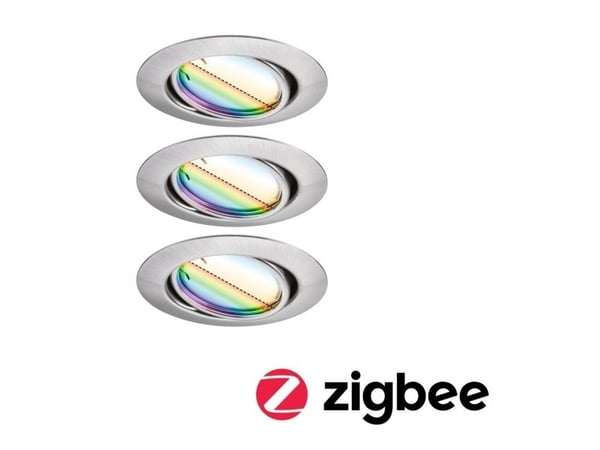 Paulmann Sokkel, Innebygd lysplate, 1 pære(r), LED, 14,7 W, 6500 K, Børstet jern