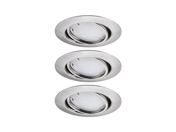 Paulmann Sokkel, Innebygd lysplate, 1 pære(r), LED, 14,7 W, 6500 K, Børstet jern