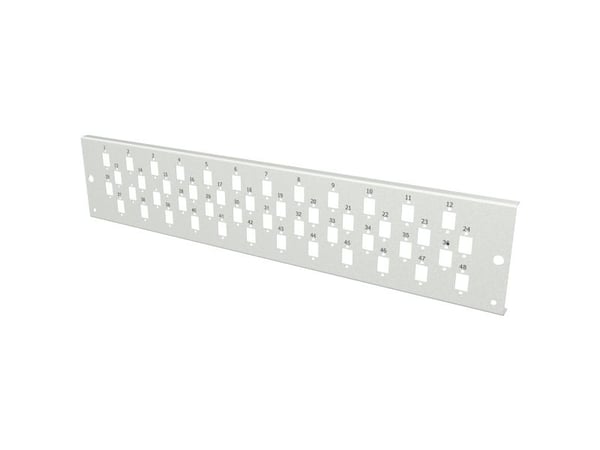 EFB Elektronik VSB2HE-FP-48SC-S, Rackmontering, 2U, Fiber, Grå