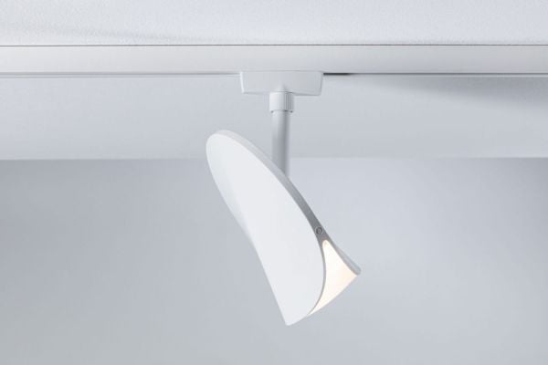 Paulmann Alejandro, Spotlight på skinne, 1 ampuller, LED, 10 W, 800 lm, Hvit