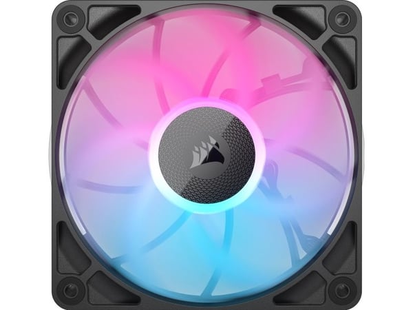 CORSAIR iCUE Link RX120 MAX RGB Starter Kit - Kabinettvifte - 120 mm - svart (en pakke 3)