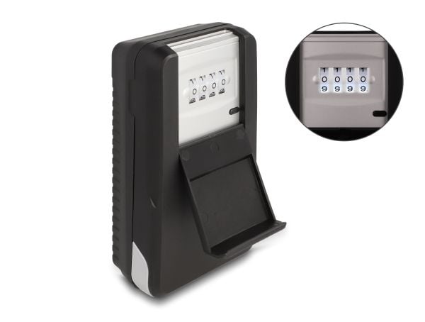 Delock - Nyckelsafe - kombination - multiple-dial - svart