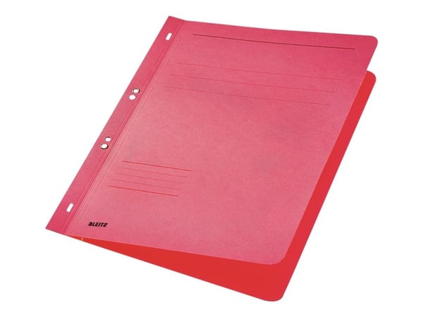 Leitz - Flat stangfil - for A4 (210 x 297 mm) - kapasitet: 170 ark - rød
