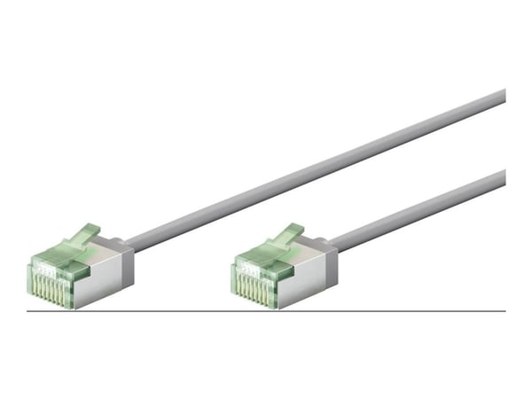 goobay - Liitäntäjohto - RJ-45 (uros) RJ-45 (uros) - 50 cm - 3,8 mm - U/FTP, PiMF - CAT 8.1 - erittäin joustava, ohut, halogeeniton, säikeistetty -...
