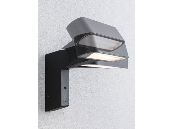 Paulmann House Ito, Utendørs bakkebelysning, Antrasitt, Metall, Plast, IP44, Hage, II