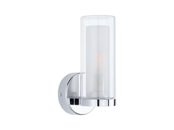 Paulmann Luena, Kromfarget, Glass, Metall, IP44, I, 1 ampuller, LED