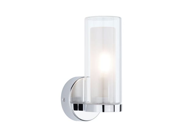 Paulmann Luena, Kromfarget, Glass, Metall, IP44, I, 1 ampuller, LED
