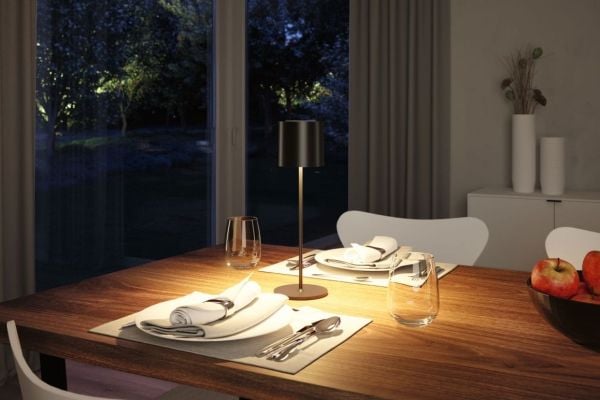 Paulmann Tuni, Hvit, Metall, Plast, Balkong, Stue, Terrasse, Restaurant, IP44, III, 2,8 W