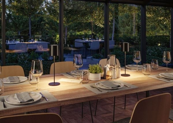 Paulmann Tuni, Hvit, Metall, Plast, Balkong, Stue, Terrasse, Restaurant, IP44, III, 2,8 W