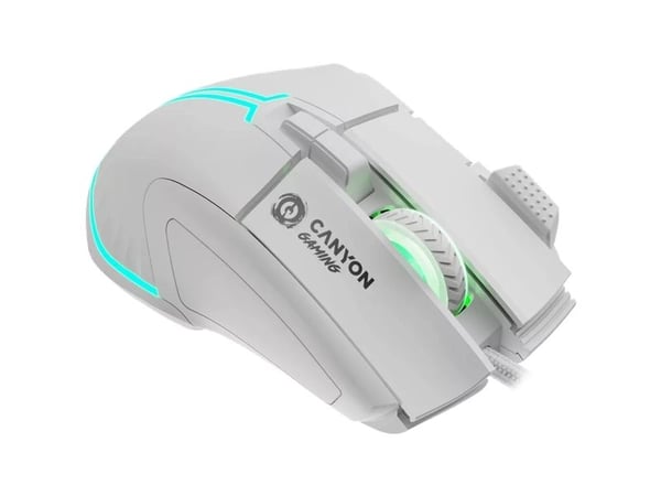 Canyon CANYON Gaming Mouse Fortnax GM-636 RGB 9 knappar Vit