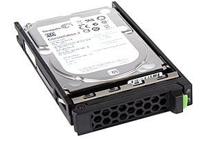 Fujitsu - Hårddisk - Företag, verksamhetskritisk - 4 TB - 512n - hot-swap - 3.5" LFF - SATA 6Gb/s - 7200 rpm - för PRIMERGY RX1330 M6