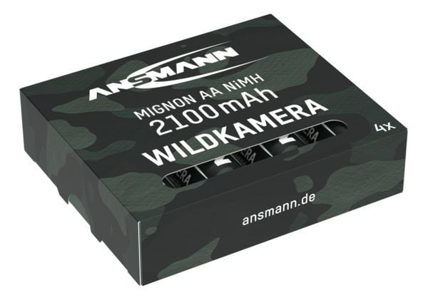 Ansmann 1322-0026, Oppladbart batteri, AA, Nikkelmetallhydrid (NiMH), 1,2 V, 4 stykker, 2100 mAh