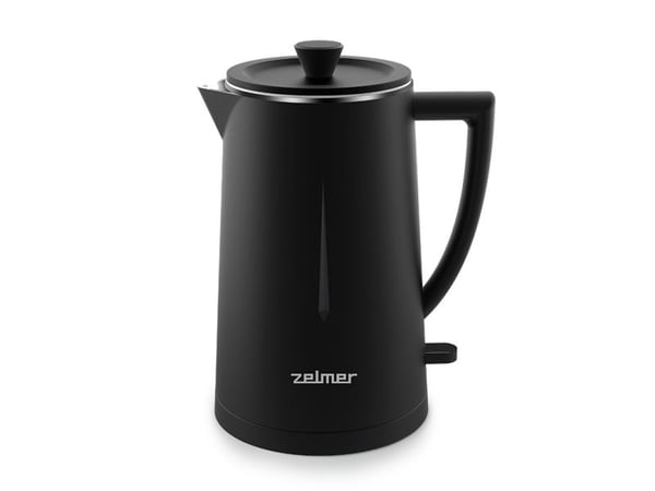 Zelmer ZCK8020B, 1,7 l, 1500 W, Sort, Plast, Rustfritt stål, Vannivåindikator, Overopphetingsbeskyttelse