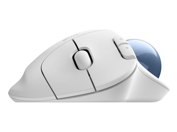 Logitech Ergo Series ERGO M575S - Styrekule - ergonomisk - optisk - 5 knapper - trådløs - Bluetooth, 2.4 GHz - Logitech Logi Bolt USB-mottaker - gu...
