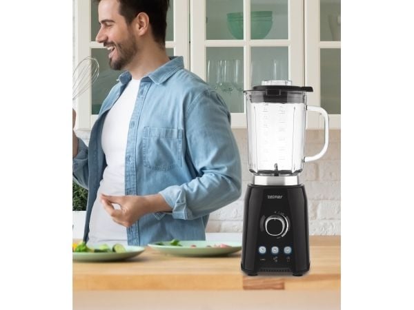 Zelmer ZSB4799B, Mixer för matlagning, 1,75 l, Pulsfunktion, Iskrossning, 1200 W, Svart