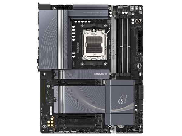 Gigabyte B850 AI TOP - Hovedkort - ATX - Socket AM5 - AMD B850 Chipset - USB-C 3.2 Gen 2x2, USB 3.2 Gen 2, USB 3.2 Gen 1 - Wi-Fi 7, 2 x 10 Gigabit ...