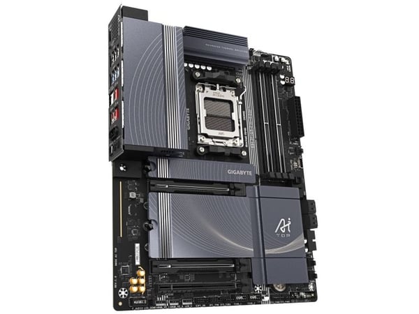 Gigabyte B850 AI TOP - Hovedkort - ATX - Socket AM5 - AMD B850 Chipset - USB-C 3.2 Gen 2x2, USB 3.2 Gen 2, USB 3.2 Gen 1 - Wi-Fi 7, 2 x 10 Gigabit ...