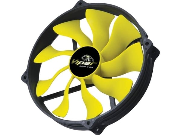 Akasa 14cm Viper R Fan, Tuuletin, 14 cm, 600 RPM, 1600 RPM, 24,7 dB, 109,55 cfm