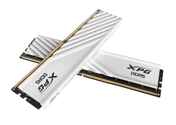 XPG LANCER BLADE - DDR5 - sett - 16 GB: 2 x 8 GB - DIMM 288-pin lav profil - 6000 MT/s / PC5-24000 - CL48 - 1.1 - 1.4 V - on-die ECC - hvit