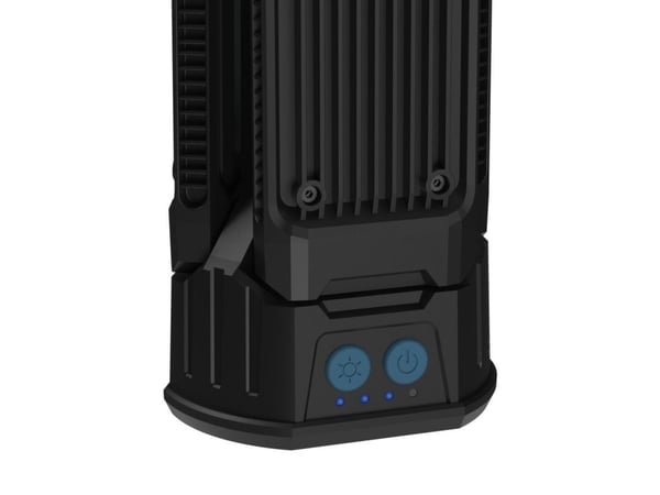 Ansmann Triohead 7000R, 66 W, LED, 3 lamppua, 4000 mAh, Musta, Vapaasti seisova työvalo