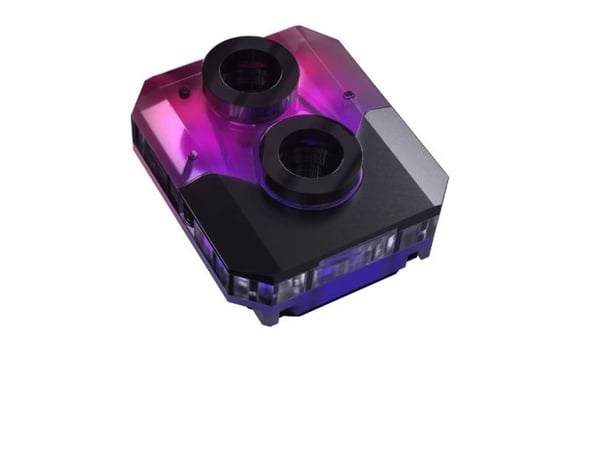 Phanteks Glacier Z-Fit 450CPU - Væskeklølt system CPU-vannblokk - (for: AM4, LGA1700, AM5) - kobber - svart