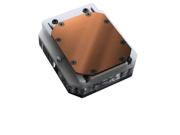 Phanteks Glacier Z-Fit 450CPU - Væskeklølt system CPU-vannblokk - (for: AM4, LGA1700, AM5) - kobber - svart