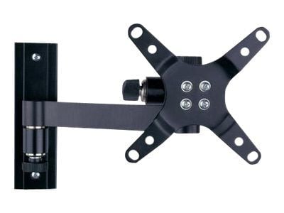 TECHly ICA-LCD 105BK - Monteringssett (veggplate, displaybøyle) - justerbar arm - for LCD-TV - svart - skjermstørrelse: 13"-30"