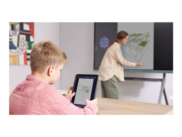 BenQ Board Essential RE6504 - 65" Diagonalklasse RE04 Series LED-bakgrunnsbelyst LCD-skjerm - utdannelse - med pekeskjerm (multiberørings) - Androi...
