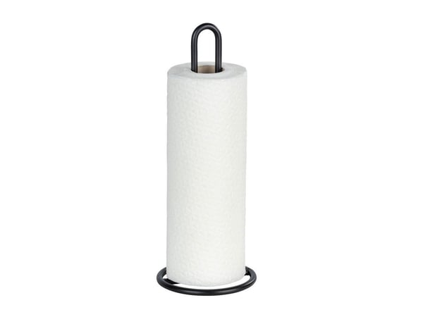 Wenko Paperipyyheteline Ø 12,5 cm, musta, WENKO