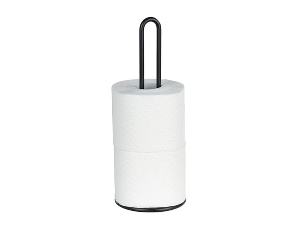 Wenko Paperipyyheteline Ø 12,5 cm, musta, WENKO