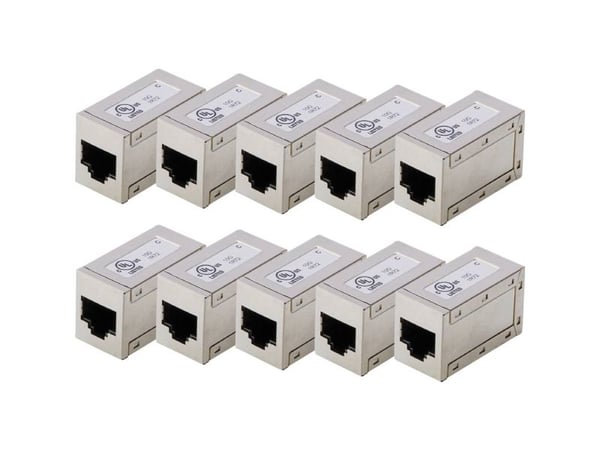 DIGITUS - Modulär insats (koppling) - CAT 6 - skärmad - RJ-45 (paket om 10)