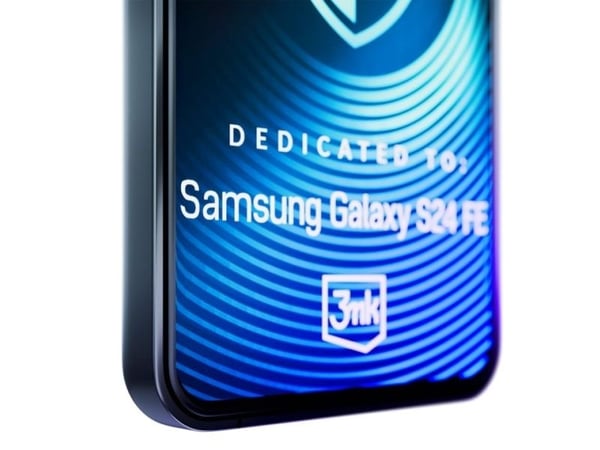 3MK HardGlass Max Lite, Samsung, Galaxy S24 FE, Ripebestandig, Sort, Gjennomsiktig, 1 stykker