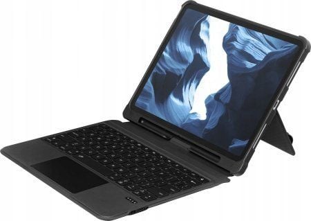 PICOM Laut Type Folio 2 – beskyttelsesetui med Bluetooth-tastatur til iPad Air 11" M2 (2024), iPad Pro 11" 1/2/3/4G og iPad Air 10,9" 4/5G (svart)