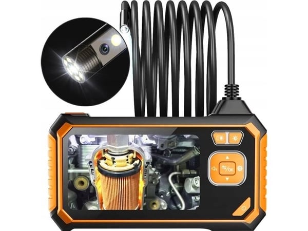 Inskam inspeksjonskamera INSPEKCYJNA DUO endoskop (to kameraer) 5M, 7 LED, 2x Full HD, LCD 5,5 mm