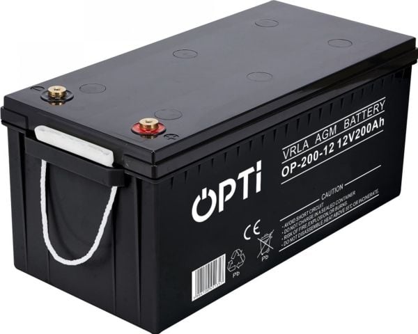 Volt batteri AGM OPTI 12V 200 Ah