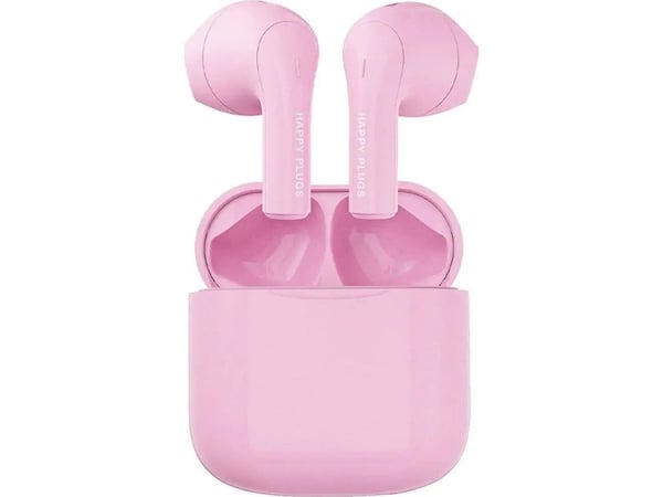 Happy Plugs JOY - True wireless-hodetelefoner med mikrofon - i øret - Bluetooth - rosa