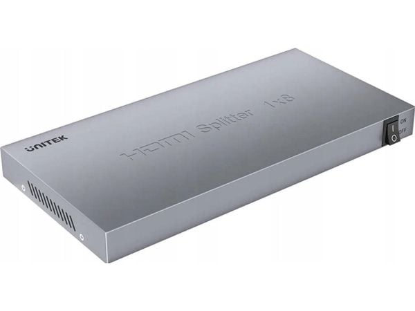Unitek HDMI-signalfordeler HDMI 1 IN-8 OUT 4K