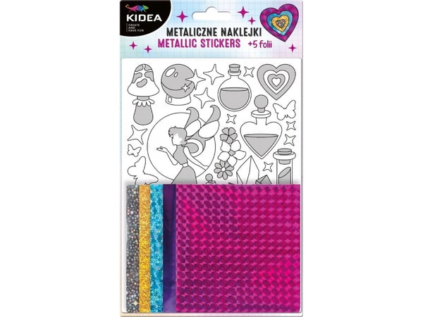 Derform ZEST KREAT FAIRY STICKERS METALC DERF KIDEA PBH