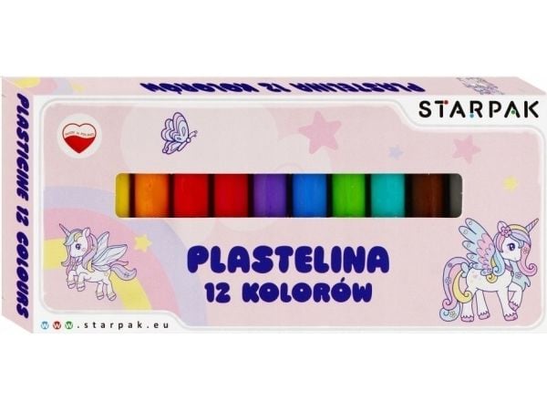Starpak PLASTELINE 12KOL UNICORN 1STK PUD 1/40