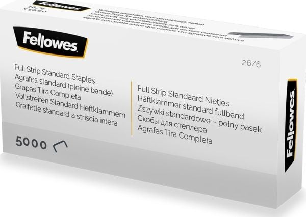 Fellowes - Stifter - 26/6 - pakke av 5000