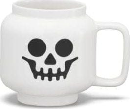 LEGO kaffekopp SKELETON, 255 ml, hvit, i kartong i keramikk, formet som LEGO minifig-hode, 1 stk (40460817)
