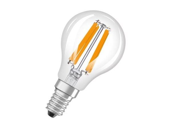 OSRAM LED krone filament 250lm 1,2W/827 (25W) E14 energiklasse A