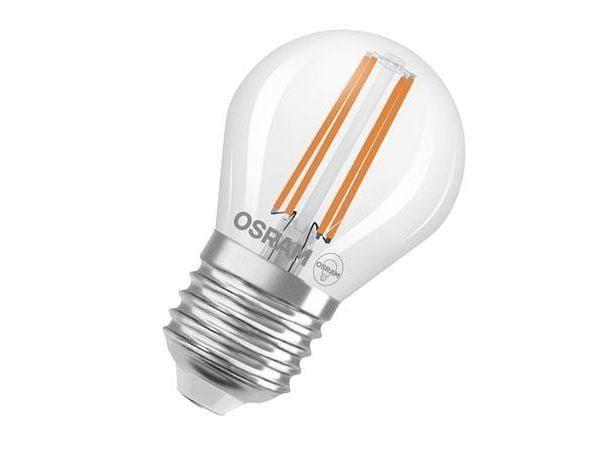 OSRAM LED kruunu hehkulamppu 470lm 2.2W/827 (40W) E27 energialuokka A