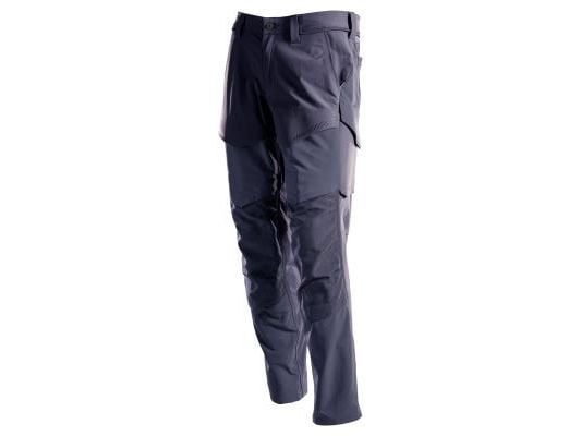 MASCOT® WORKWEAR MASCOT® Customized Bukser med knælommer, ULTIMATE STRETCH model 22379-311 mørk marine 82C48