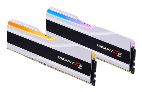 G.Skill Trident Z5 RGB - DDR5 - sett (32 GB aktiv): 2 x 16 GB - DIMM 288-pin - 6400 MT/s / PC5-51200 - CL30 - 1.40 V - ikke-bufret - ikke-ECC - mat...