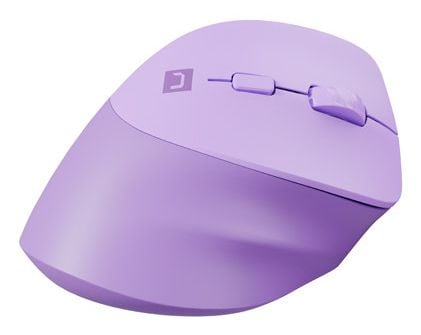 NATEC Crake 2, Høyre hendt, Vertikalt design, Optisk, RF trådløs + Bluetooth, 2400 DPI, Lavender