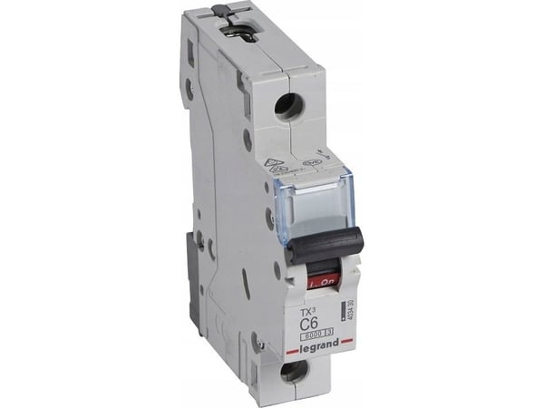 Legrand TX3, Dvärgbrytare, Typ C, IP20, 240 - 415 V